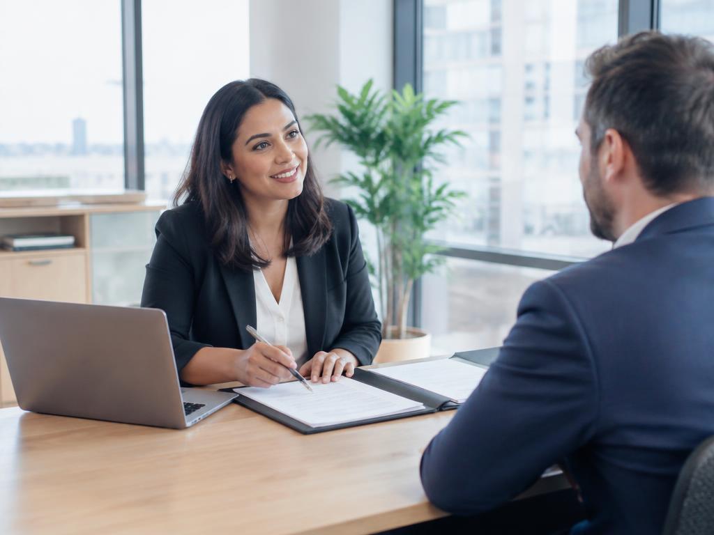 Illustration of a professional consultation