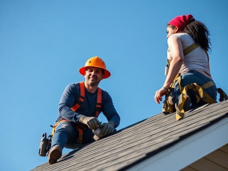 Roofing illustration